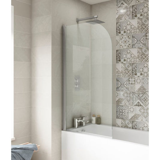 Nuie Round Bath Screen (2 sizes, Chrome) - Brandnew Bathroom