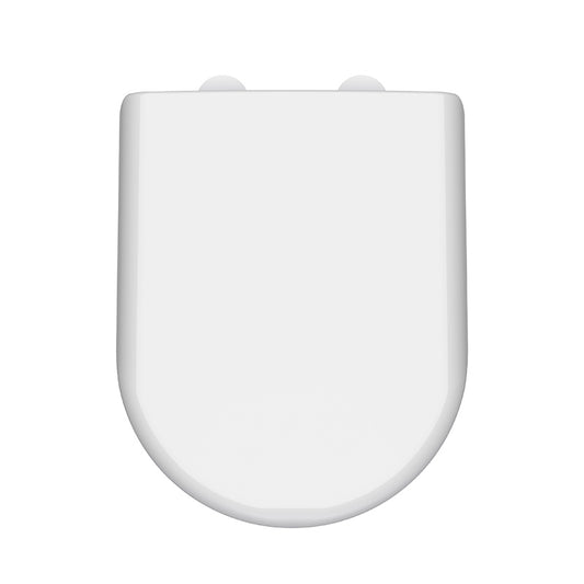 Nuie D Shaped Soft Close Toilet Seat (1 size, 2 colours) - Brand New Bathrooms