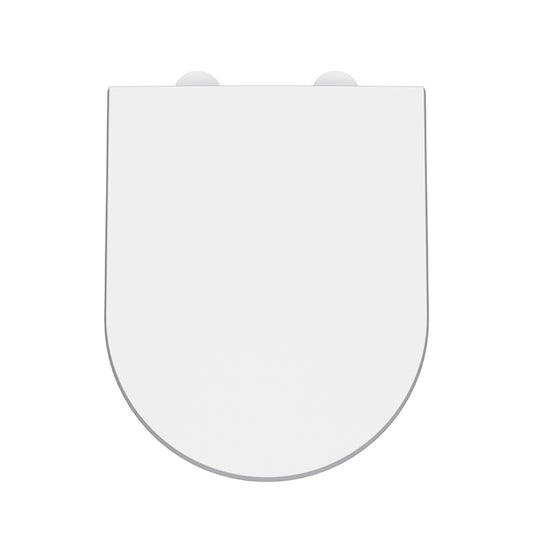 Nuie D Shaped Soft Close Toilet Seat (1 size, 2 colours) - Brand New Bathrooms