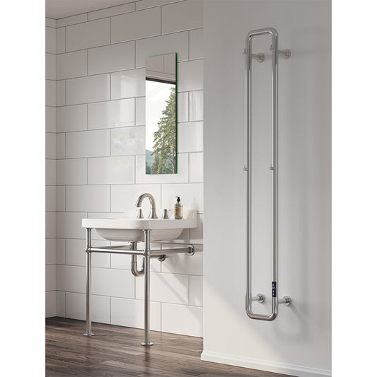 Reina Pelmo Dry Electric Stainless Steel Towel Radiator (1 size, 4 colours) - Brand New Bathrooms