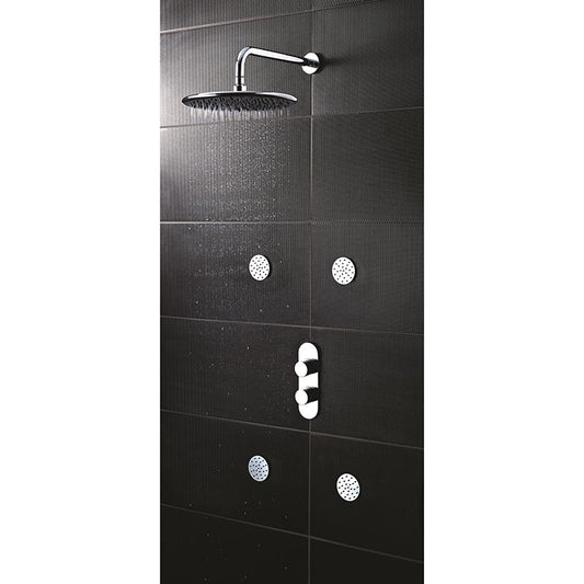 Hudson Reed Indus Thermostatic Shower Valve (2 styles, Chrome) - Brandnew Bathroom