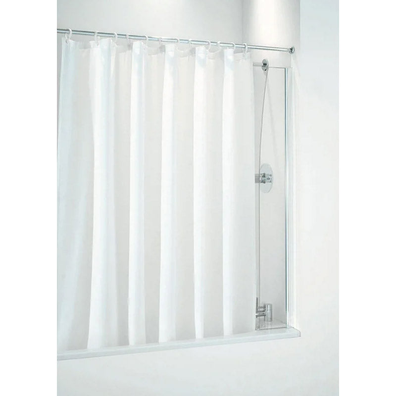 Coram Showers Bath Screen Panel for Shower Curtain (1 size, Chrome) - Brand New Bathrooms