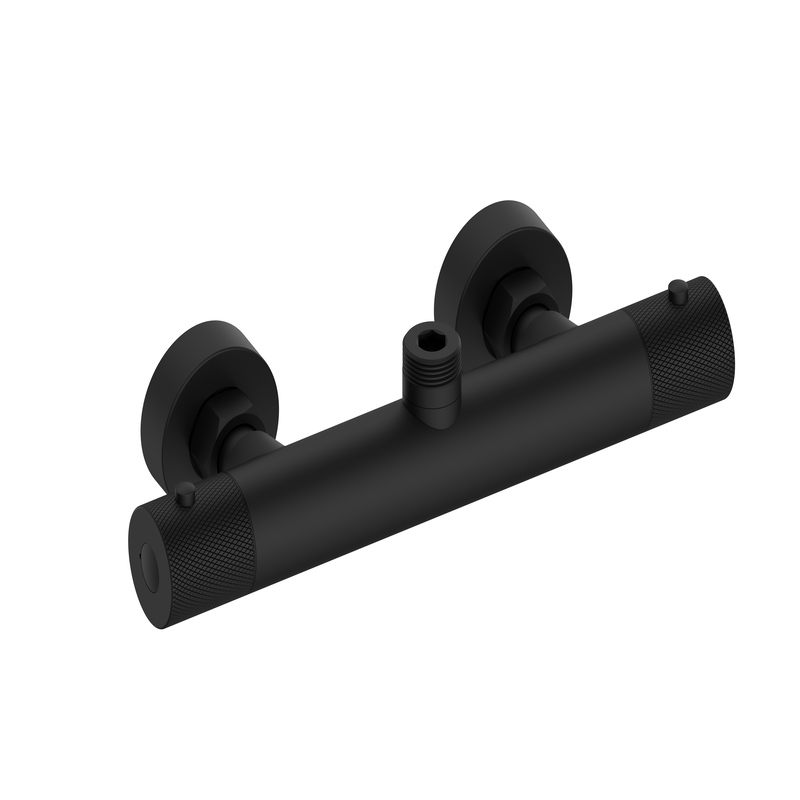 Tailored Bathrooms Menai Round Knurled Shower Valve Handle (1 pair, 5 colours) - Brand New Bathrooms