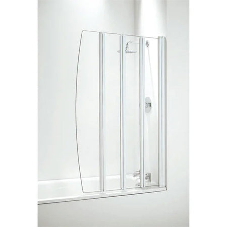Coram Showers Folding 4 Panel Bath Screen (1 size, Chrome) - Brand New Bathrooms