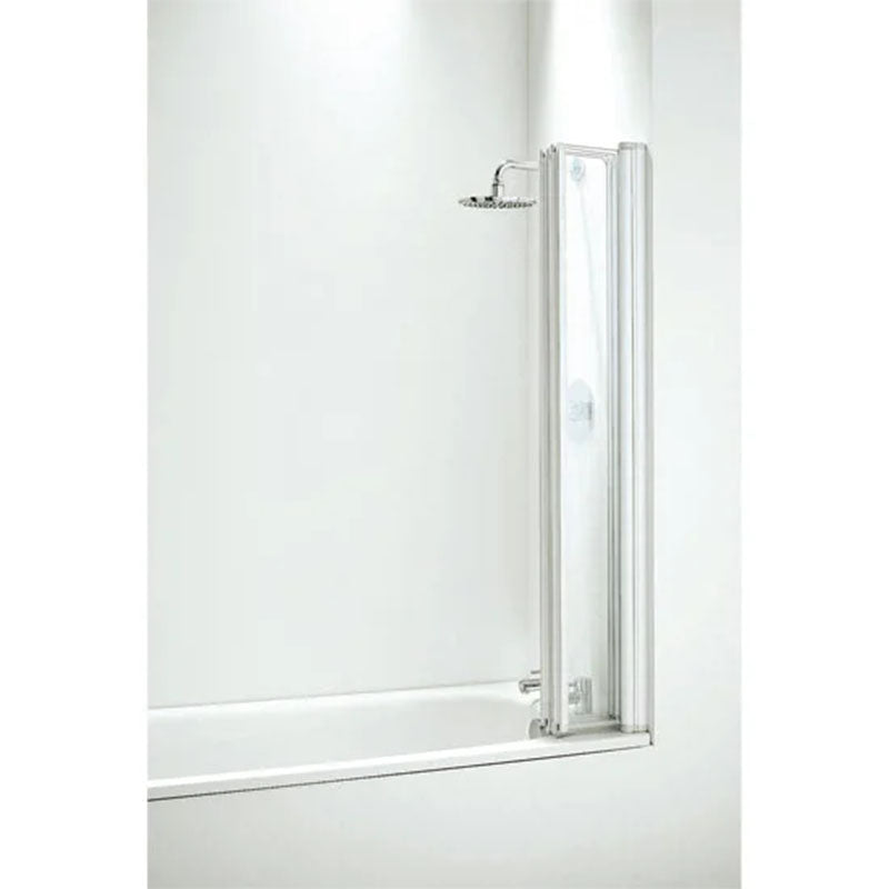 Coram Showers Folding 4 Panel Bath Screen (1 size, Chrome) - Brand New Bathrooms