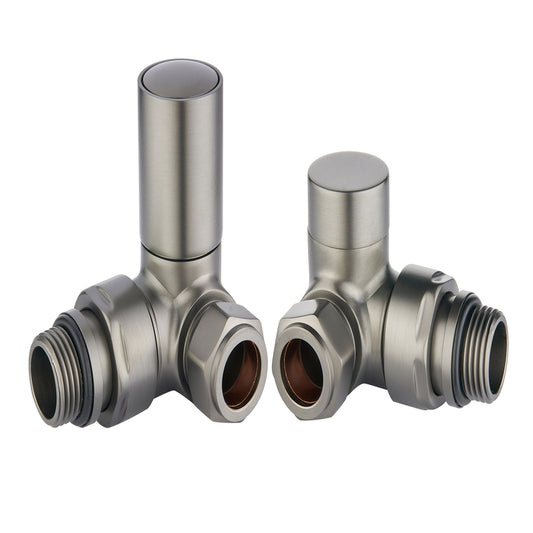 Tailored Bathrooms Modern Towel Rail Valves (3 styles, Gunmetal)
