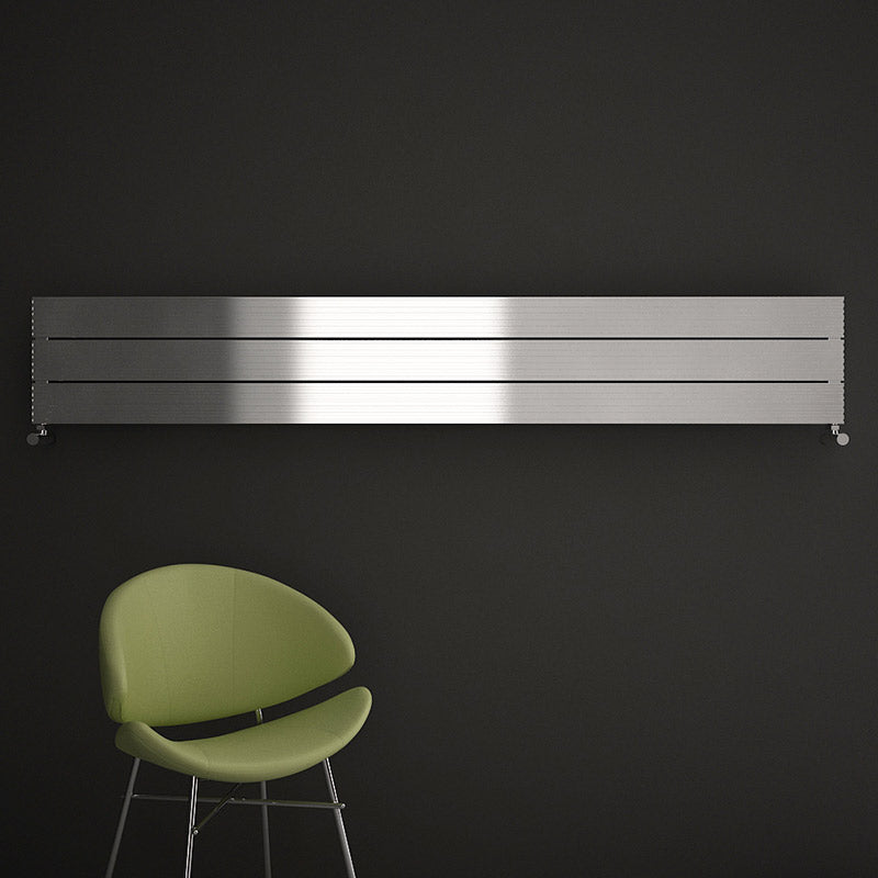 Carisa Monza Double XL Aluminium Radiator (1 size, Polished Anodized) - Brand New Bathrooms