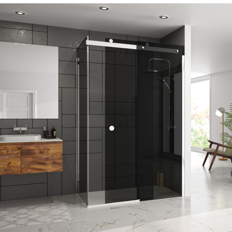 Merlyn 10 Series | Sliding Shower Door (7 sizes, 2 styles, 2 colours)
