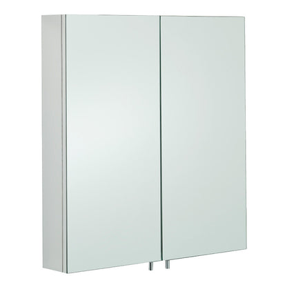 RAK Ceramics Delta Stainless Steel Double Cabinet with Mirrored Doors (1 size, Mirror) - Brand New Bathrooms