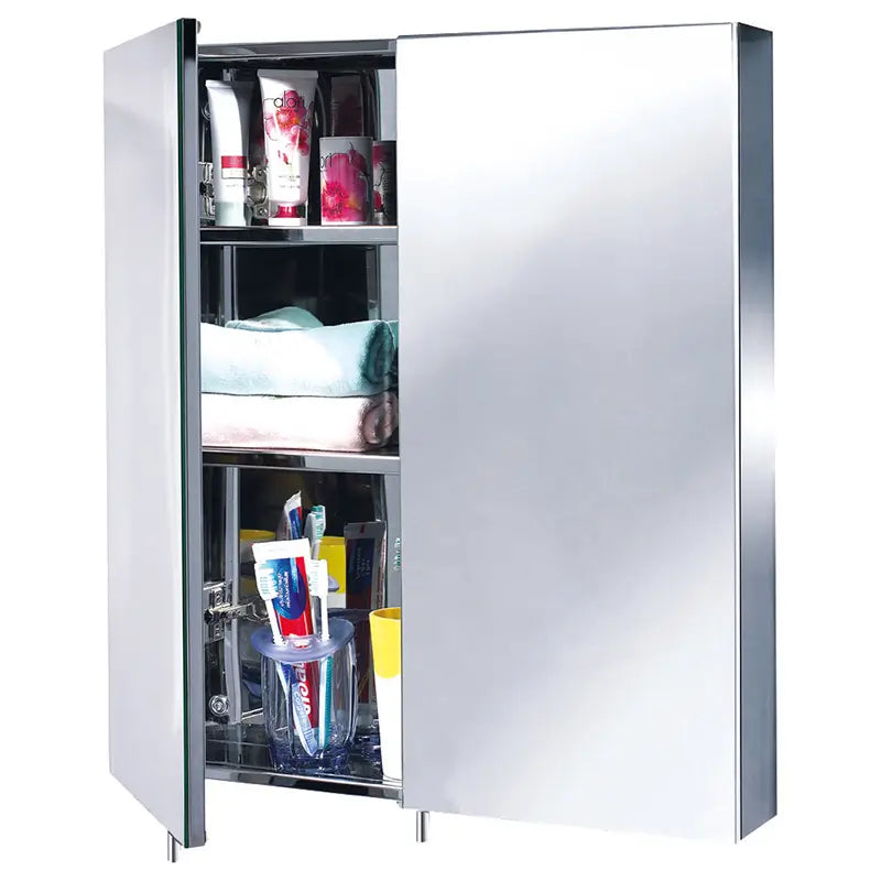 Euro Showers Double Mirror Medicine Cabinet (1 size) - Brand New Bathrooms