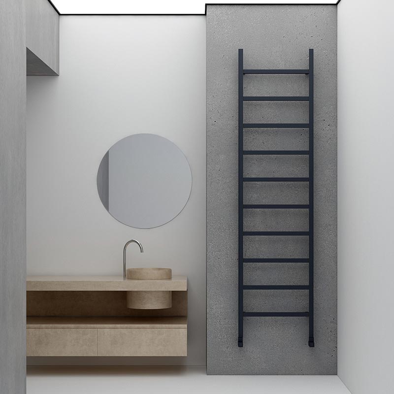 Carisa Maya Aluminium Towel Radiator (4 sizes, 2 colours) - Brand New Bathrooms