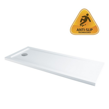 MX Elements Flat Top Rectangle ABS Stone Shower Tray (47 sizes) (Anti-Slip options available) - Brand New Bathrooms
