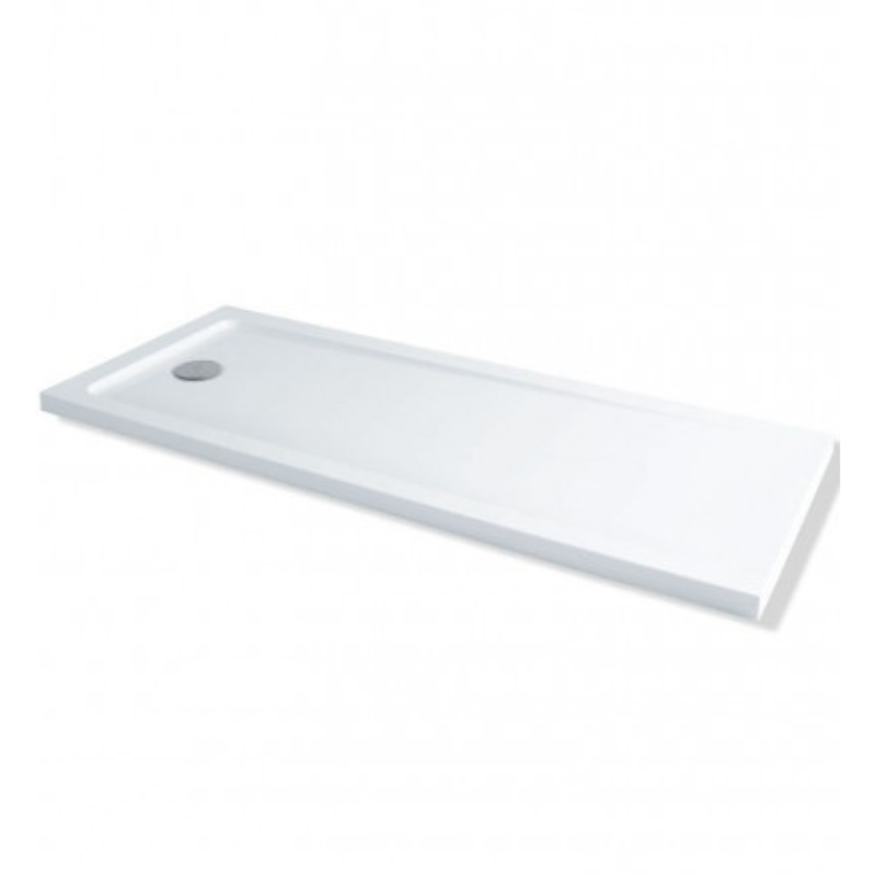 MX DucoStone Flat Top Rectangle Low Profile Shower Tray (29 sizes) (Anti-Slip options available) - Brand New Bathrooms