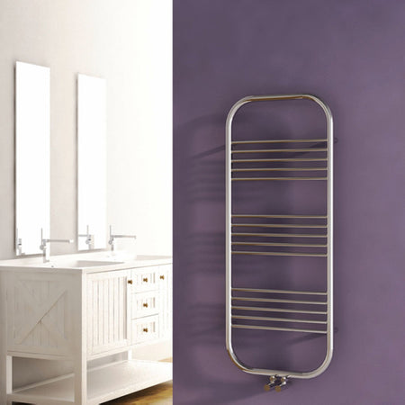 Carisa Electra Chrome Designer Towel Rail (3 sizes, Chrome) - Brand New Bathrooms