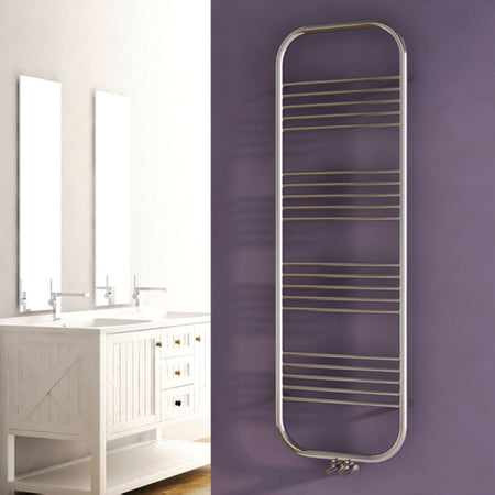 Carisa Electra Chrome Designer Towel Rail (3 sizes, Chrome) - Brand New Bathrooms
