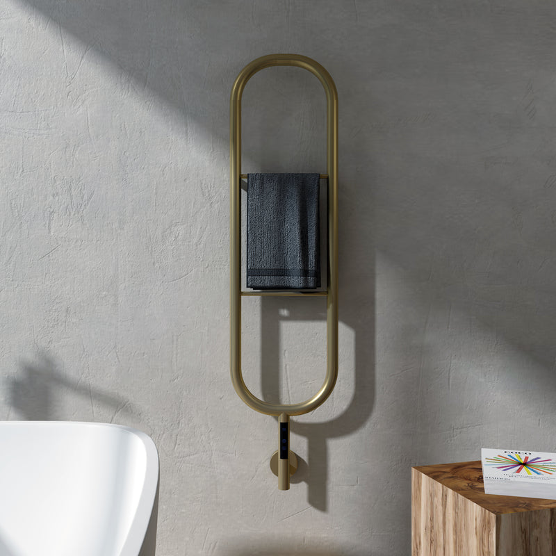 Carisa Felix Stainless Steel Electric Towel Radiator (1 size, 3 colours) - Brand New Bathrooms