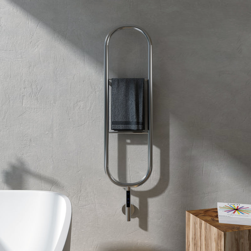 Carisa Felix Stainless Steel Electric Towel Radiator (1 size, 3 colours) - Brand New Bathrooms
