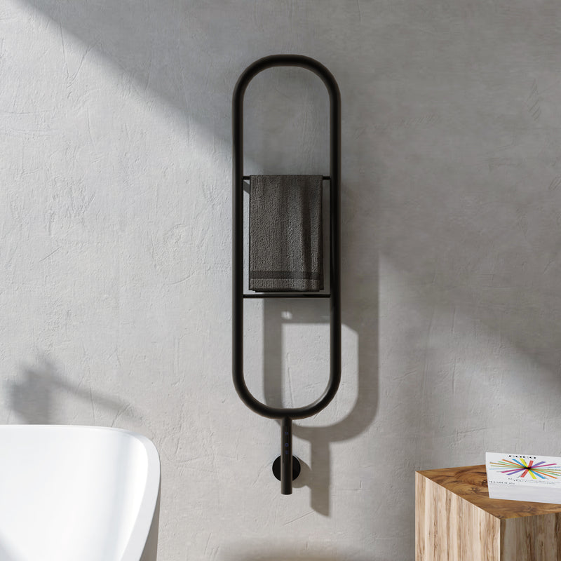 Carisa Felix Stainless Steel Electric Towel Radiator (1 size, 3 colours) - Brand New Bathrooms