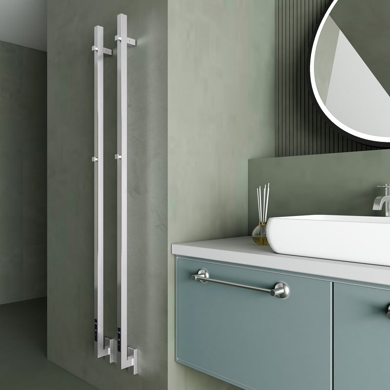 Carisa Maxim Stainless Steel Electric Radiator (1 size, 3 colours) - Brand New Bathrooms