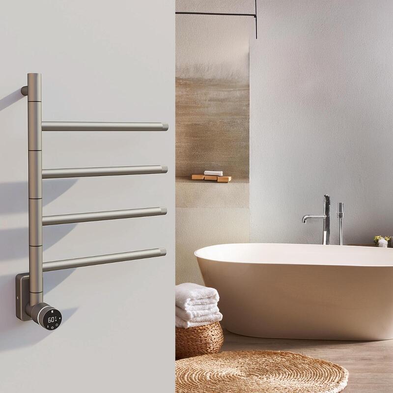 Carisa Neo Stainless Steel Electric Towel Radiator (1 size, 3 colours) - Brand New Bathrooms