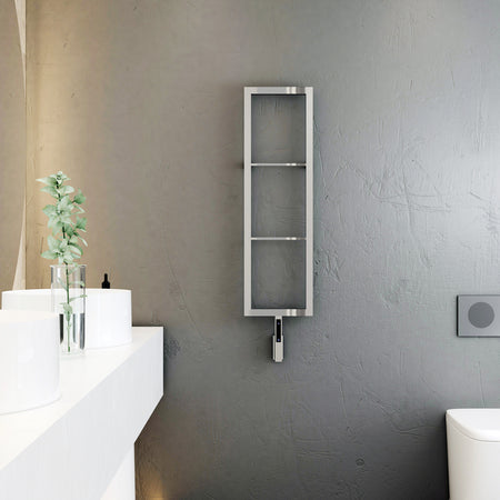 Carisa Vero Stainless Steel Electric Radiator (1 size, 3 colours) - Brand New Bathrooms