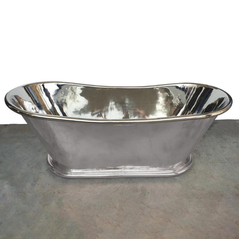 Coppersmith Creations Copper Bathtub (1 size, Nickel Finish) - Brand New Bathrooms