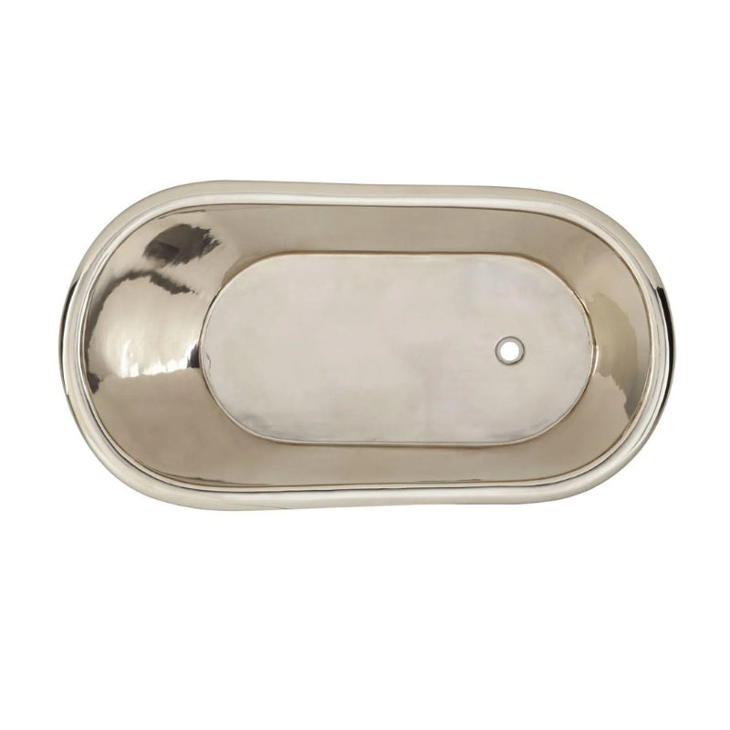 Coppersmith Creations Copper Clawfoot Slipper Tub Nickel Interior (2 size, Antique Copper) - Brand New Bathrooms