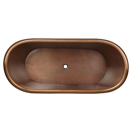 Coppersmith Creations Glass Mosaic Bathtub (1 size, Antique Copper) - Brand New Bathrooms