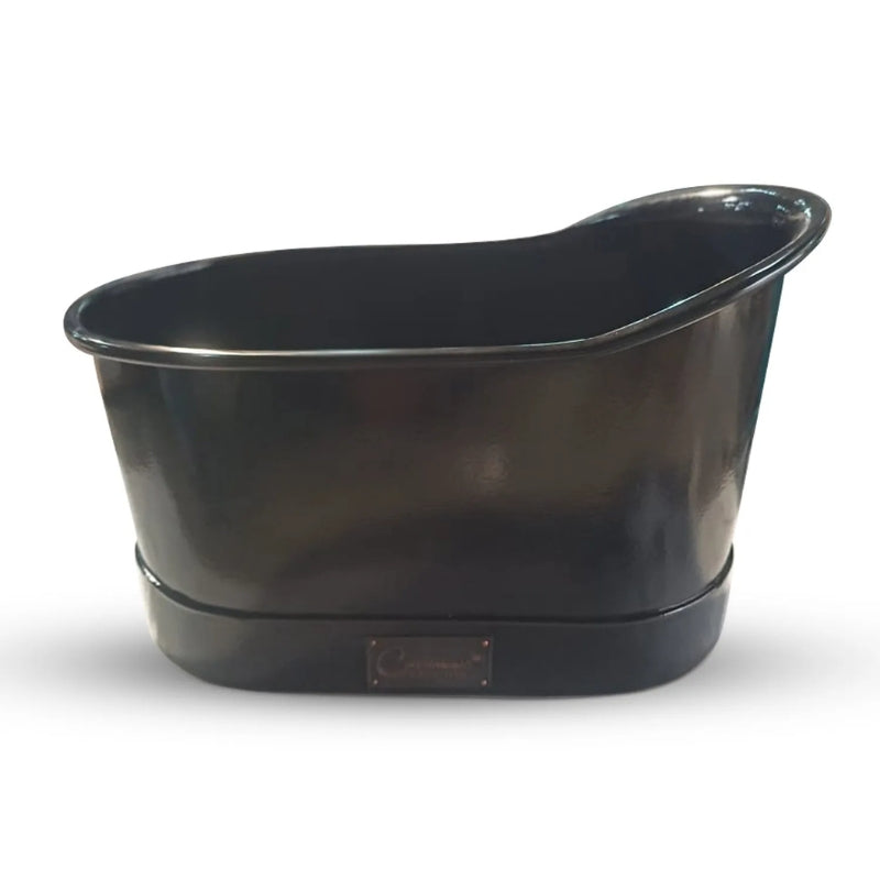 Coppersmith Creations Hammered Copper Bathtub (1 size, Black) - Brand New Bathrooms