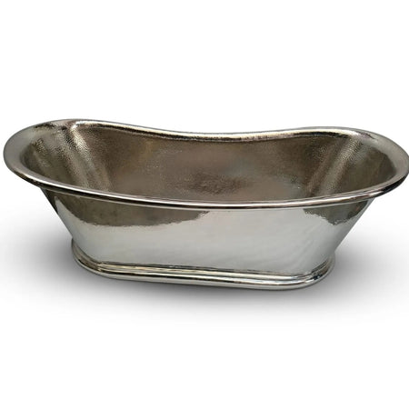Coppersmith Creations Hammered Copper Bathtub (1 size, Nickel Finish) - Brand New Bathrooms