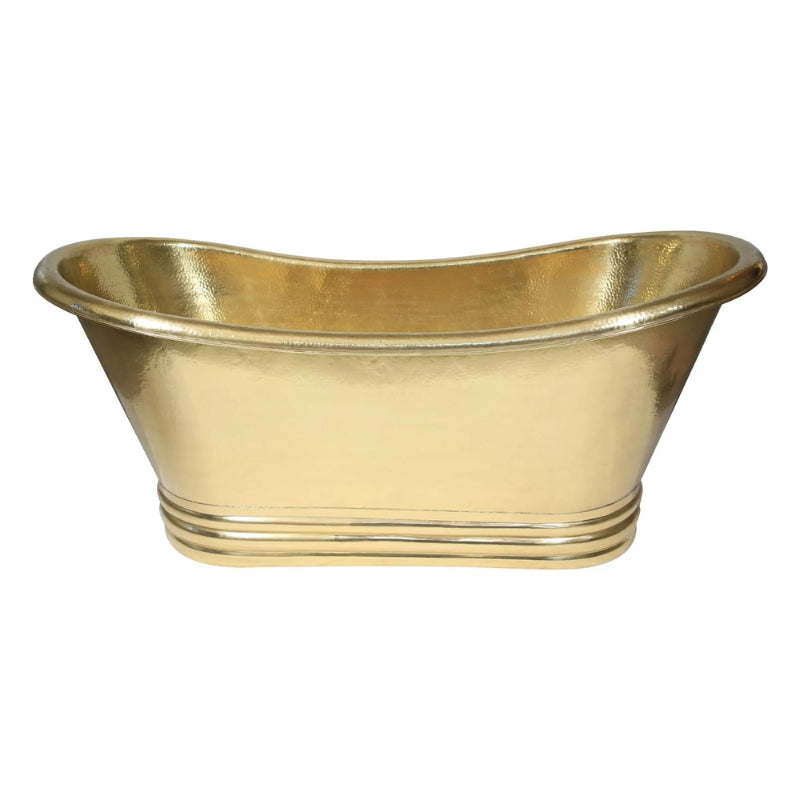 Coppersmith Creations Hammered Cascading Base Bathtub (1 size, Brass) - Brand New Bathrooms
