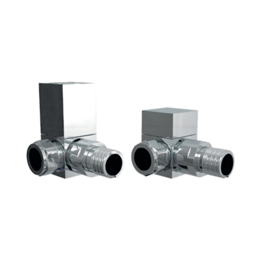 Carisa Minimalist Corner Double Angled Valves (1 size, 4 colours)