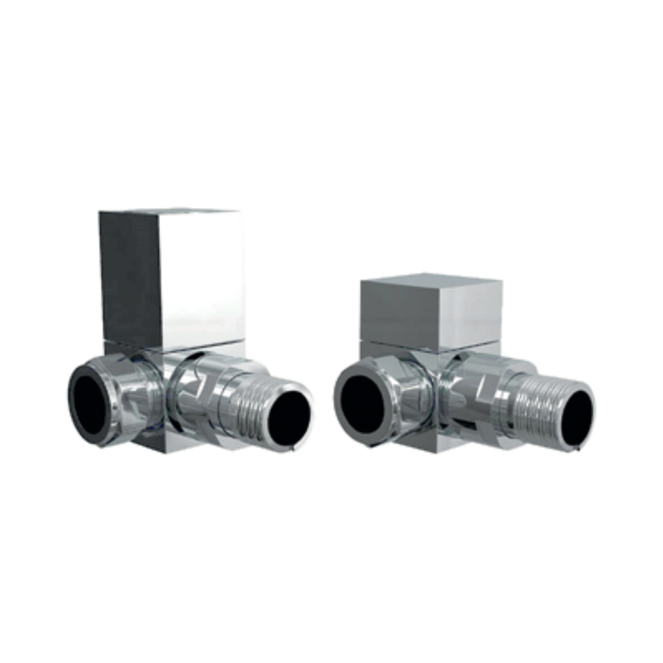 Carisa Minimalist Corner Double Angled Valves (1 size, 4 colours)