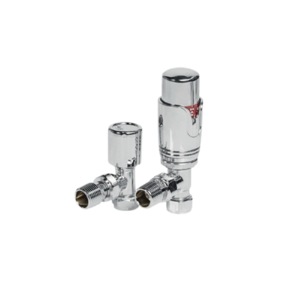 Carisa Thermostatic Straight Valves (1 size, 5 colours)