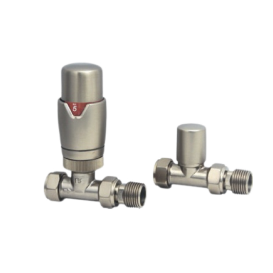 Carisa Thermostatic Straight Valves (1 size, 5 colours)