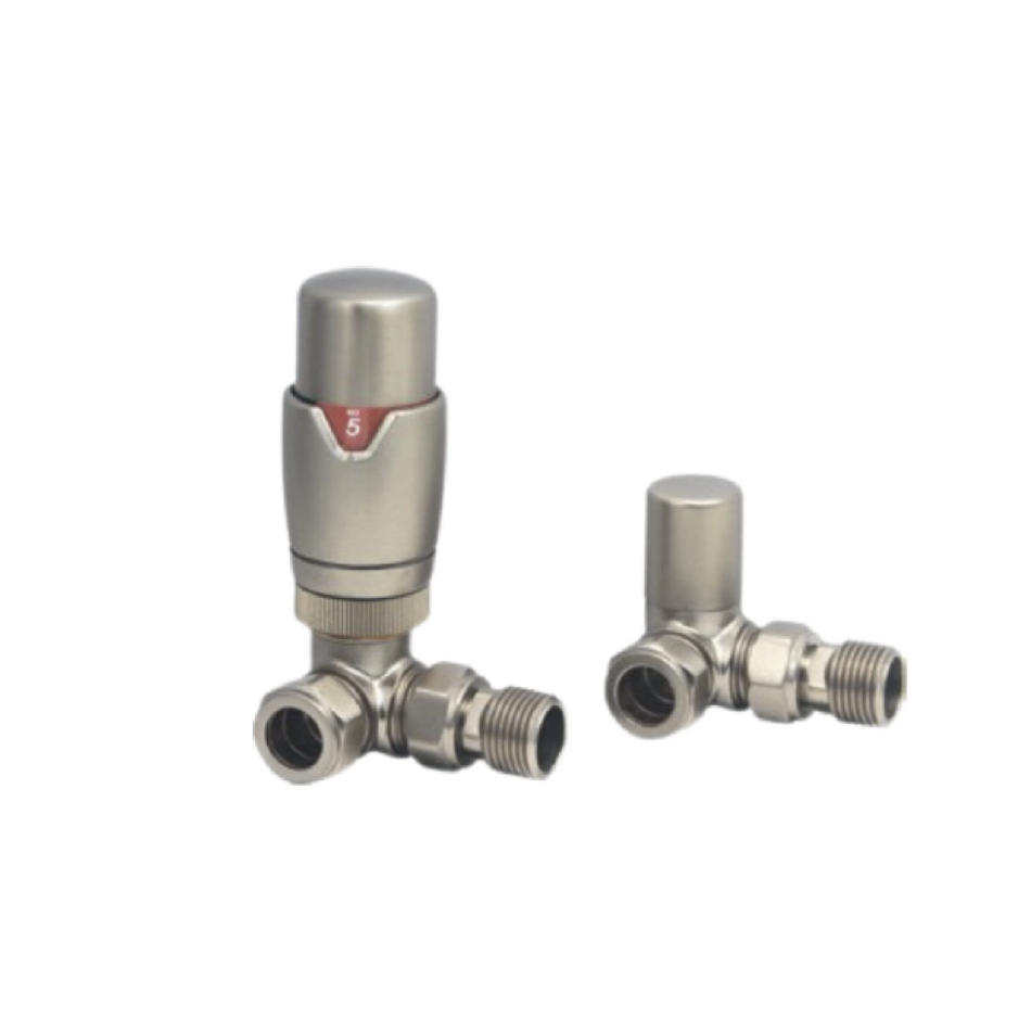 Carisa Thermostatic Corner Double Angled Valves (1 size, 5 colours)