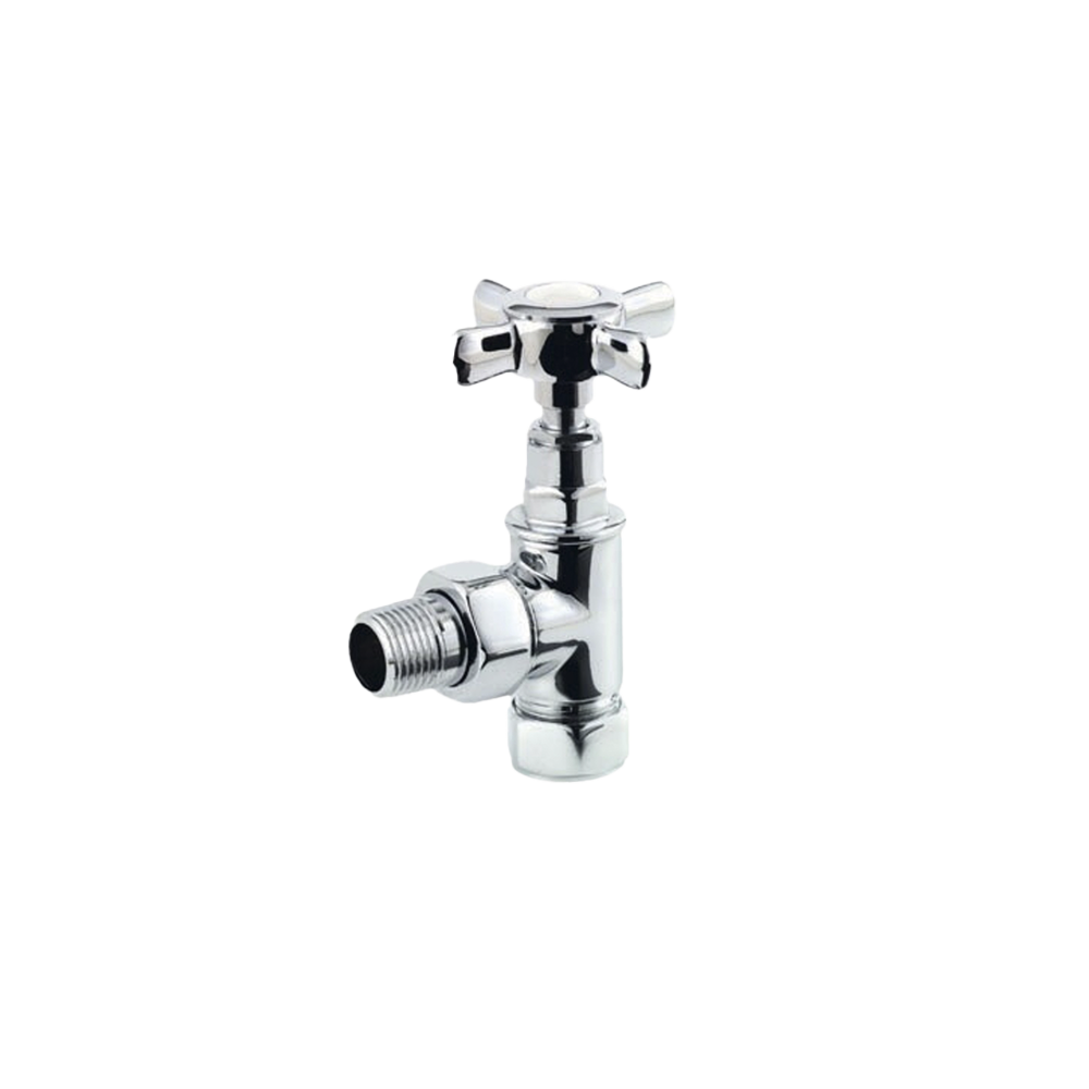 Carisa Traditional Angled Valves (1 size, Chrome)