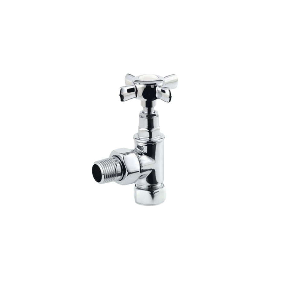 Carisa Traditional Angled Valves (1 size, Chrome)