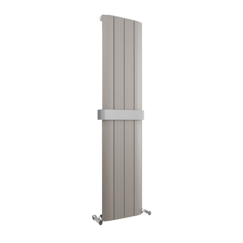 Tailored Bathrooms Taupo Vertical Aluminium Radiator (1 size, Soft Coffee) - Brand New Bathrooms
