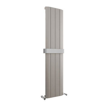 Tailored Bathrooms Taupo Vertical Aluminium Radiator (1 size, Soft Coffee) - Brand New Bathrooms