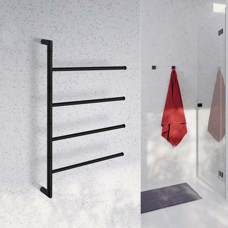 Smedbo Outline Lite Stainless Steel Wall Mounted Towel Bar with 4 Swivel Arms (2 colours) - Brand New Bathrooms