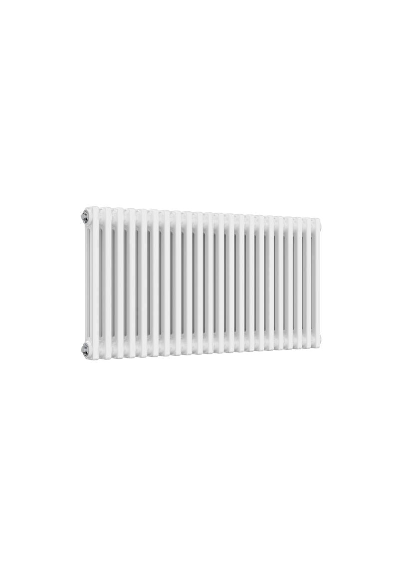 Reina Colona Horizontal 2 Column Mild Steel Radiator (8 sizes, 2 colours) - Brand New Bathrooms