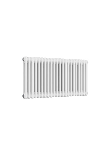Reina Colona Horizontal 2 Column Mild Steel Radiator (8 sizes, 2 colours) - Brand New Bathrooms