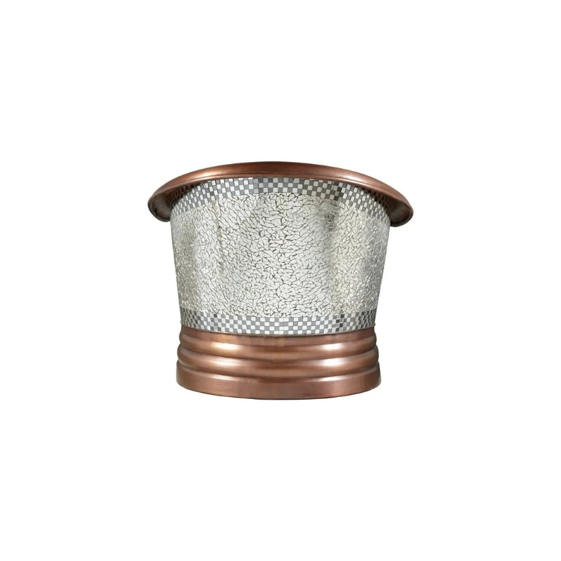 Coppersmith Creations Glass Mosaic Bathtub (1 size, Antique Copper) - Brand New Bathrooms