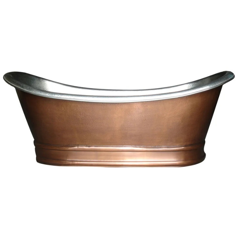 Coppersmith Creations Hammered Cascading Base Bathtub (1 size, Antique Copper) - Brand New Bathrooms