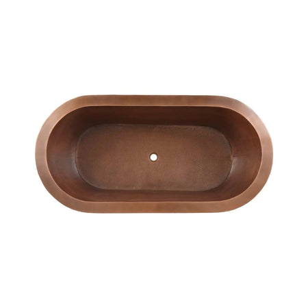 Coppersmith Creations Hammered Double Wall Bathtub (1 size, Antique Copper) - Brand New Bathrooms