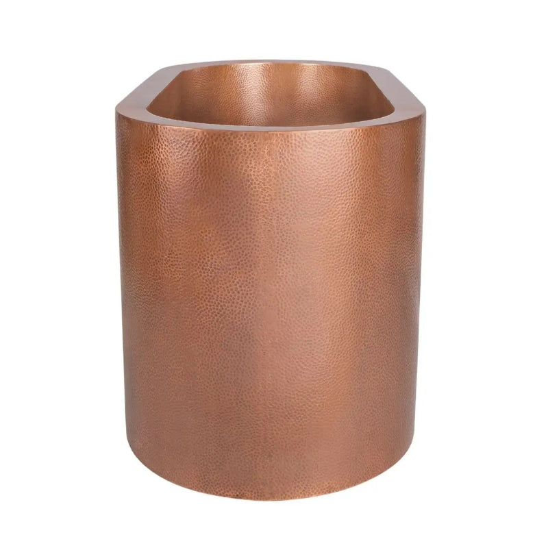 Coppersmith Creations Japanese Soaking Tub Double Wall Hammered Bathtub (1 size, Antique Copper) - Brand New Bathrooms