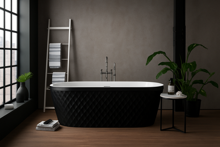 Brand New Bathrooms Faye Freestanding Acrylic Bathtub (1 size, any colour) - Brand New Bathrooms