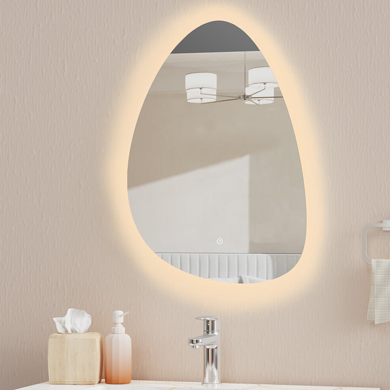 Tailored Bathrooms Sophie Pebble LED Touch Mirror with Demister Pad (1 size) - Brand New Bathrooms
