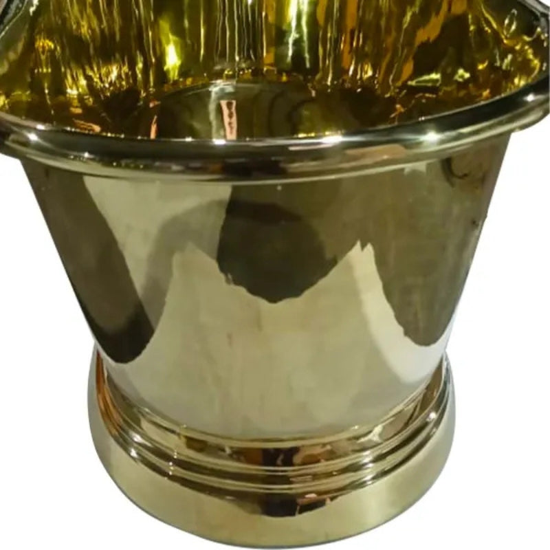 Coppersmith Creations Brass Rolled Pipe Top Cascading Base Bathtub (1 size, Polished Brass) - Brand New Bathrooms